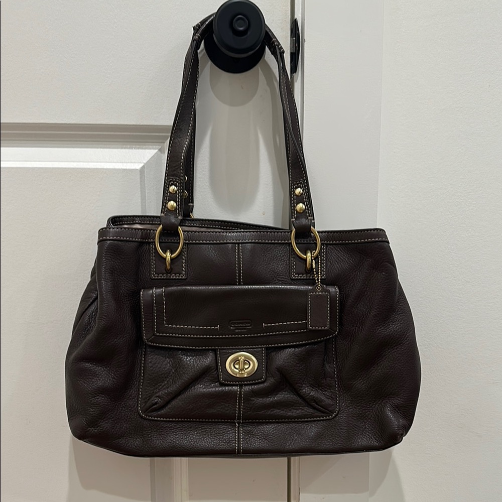 Coach Brown Leather Handbag